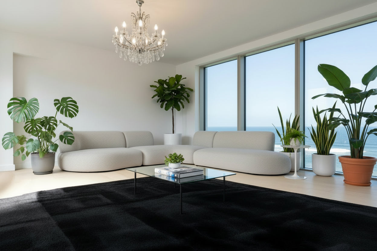 CURVE SOFA MILANO IVORY