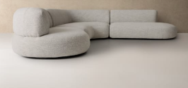 CURVE SOFA MILANO IVORY