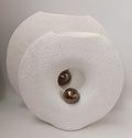 TWO PIECE MOON EYE VASE SET